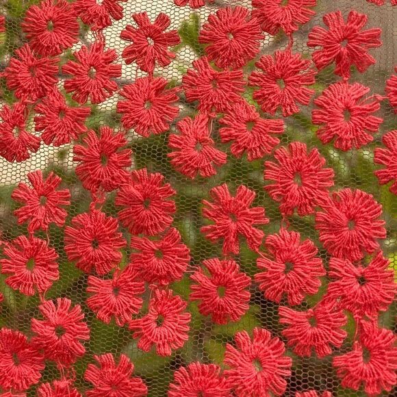 đ§„COCO ROJA SWEATER/CARDIGAN Sz S beautifulâsoftâredâw/âfloralâlace.âNWT - Picture 9 of 11